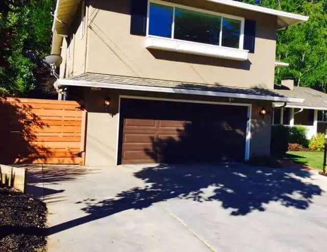 Concrete Driveway in front of a house