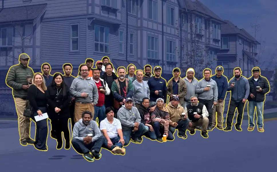 All the APT Maintenance staff